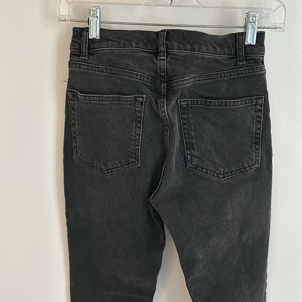 Reformation Erie Wash Skinny Jeans Washed Black - Picture 5 of 9